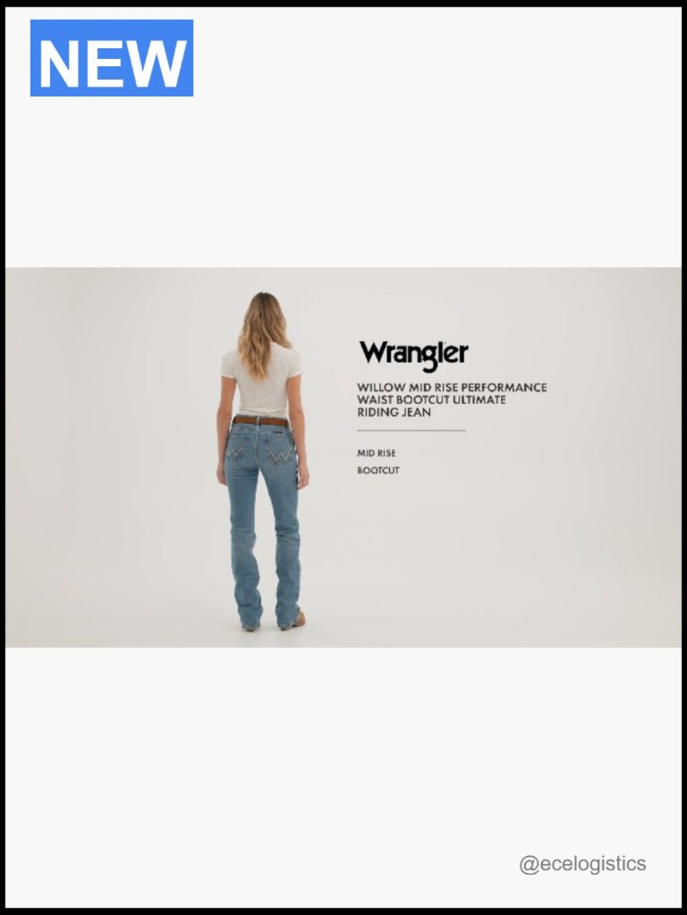 Mid Rise Performance Waist Boot Cut Ultimate Riding Jean - Picture 7 of 7